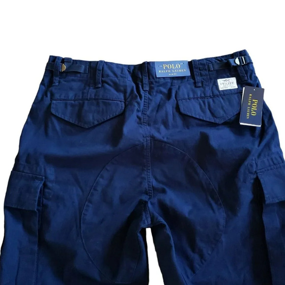 Polo Ralph Lauren Men's Aviator Navy Utility Surplus Slim Fit Cotton Cargo Pants - Picture 8 of 12